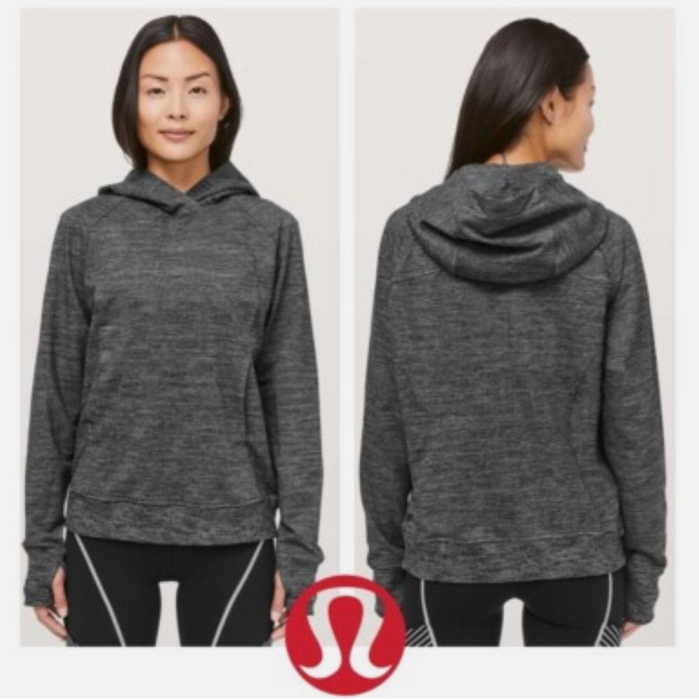 Lululemon Scuba Hoodie. Dark heather gray. Size 4.
